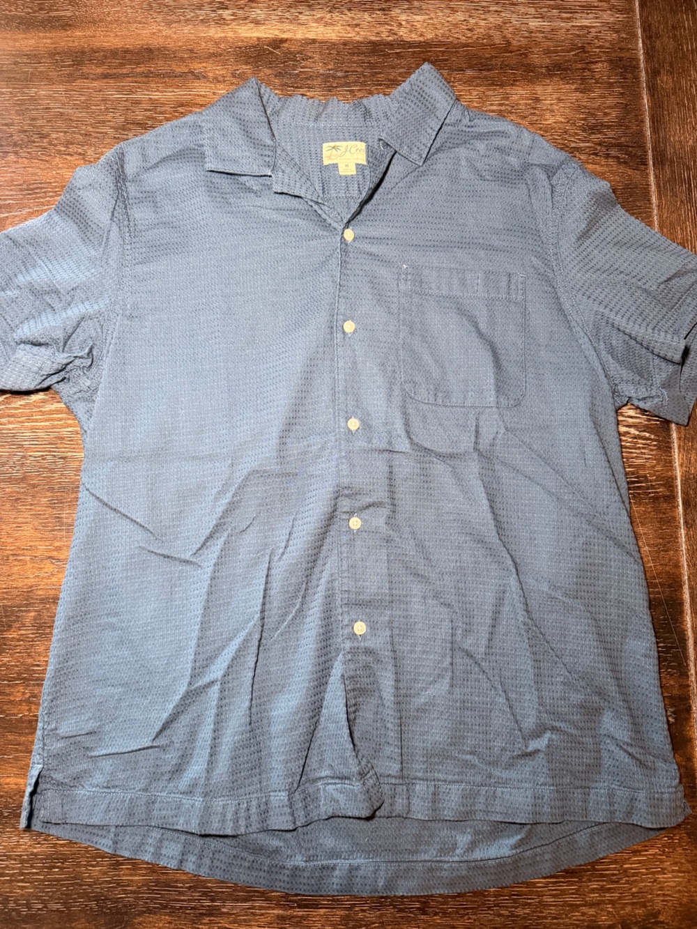 J. crew button up blue men’s medium